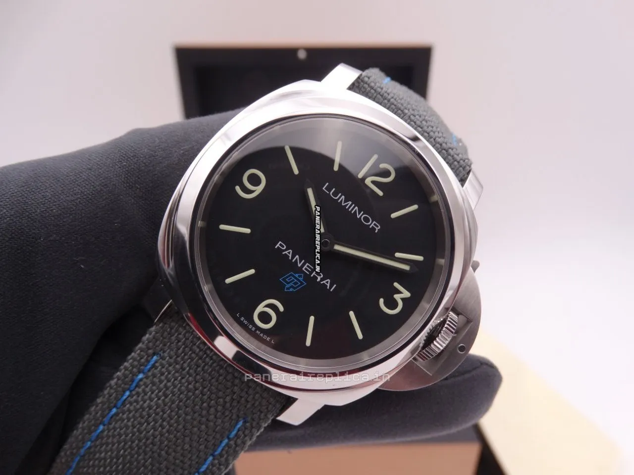 Alternative view of Superb Knockoff Panerai Panerai Watches 44mm Steel Case Mens/unisex Manual Winding Watch