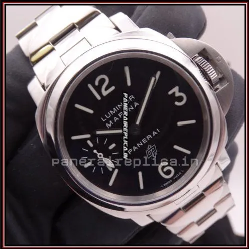 Luxury Replica Panerai Luminor Marina 44mm Steel Case Mens/unisex Manual Winding Watch