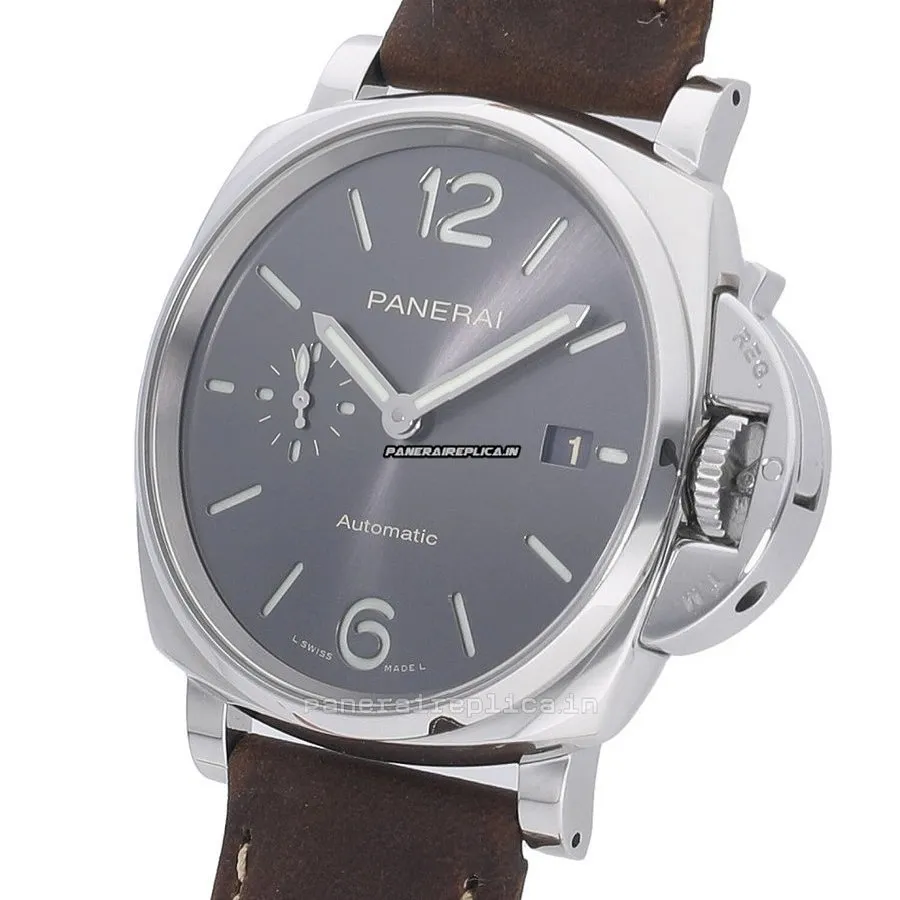 Alternative view of Reliable Fakes Panerai Luminor Due 42mm Steel Case Automatic Watch
