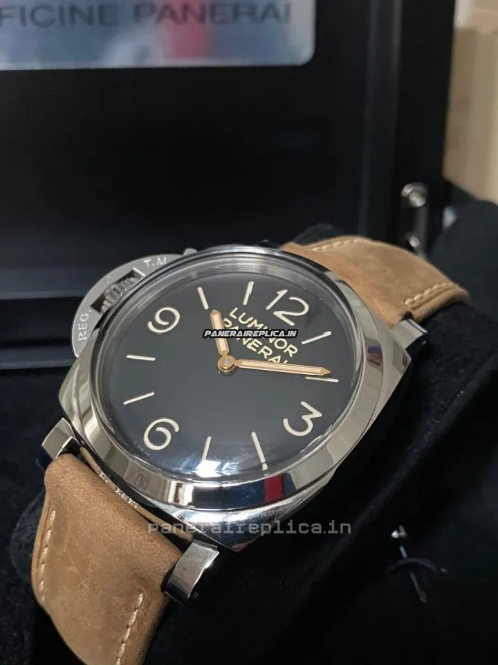 Alternative view of Defect Imitation Panerai Luminor 1950 47mm Steel Case Mens/unisex Manual Winding Watch