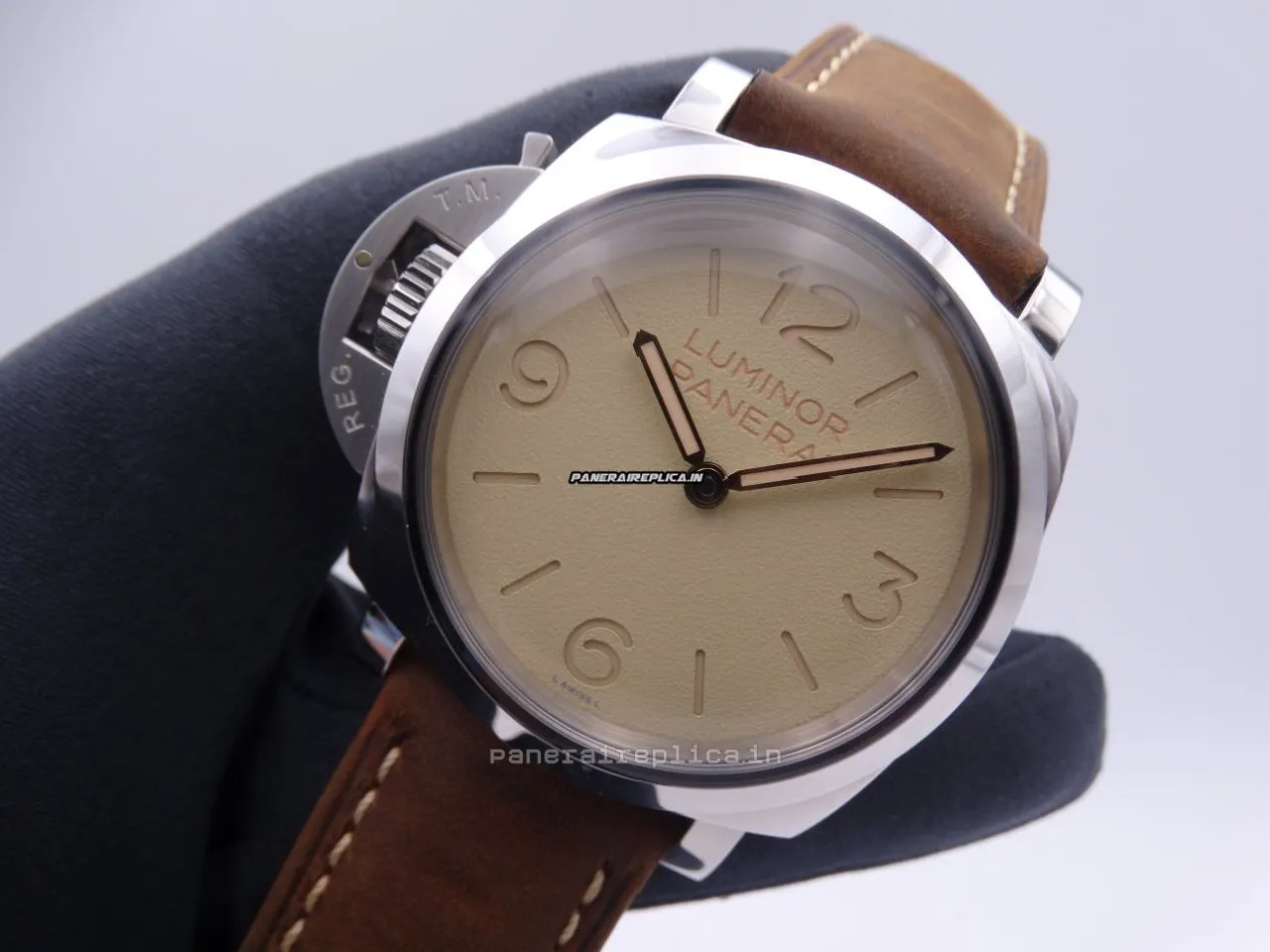 Alternative view of Lovely Copies Panerai Special Editions 47mm Steel Case Mens/unisex Manual Winding Watch