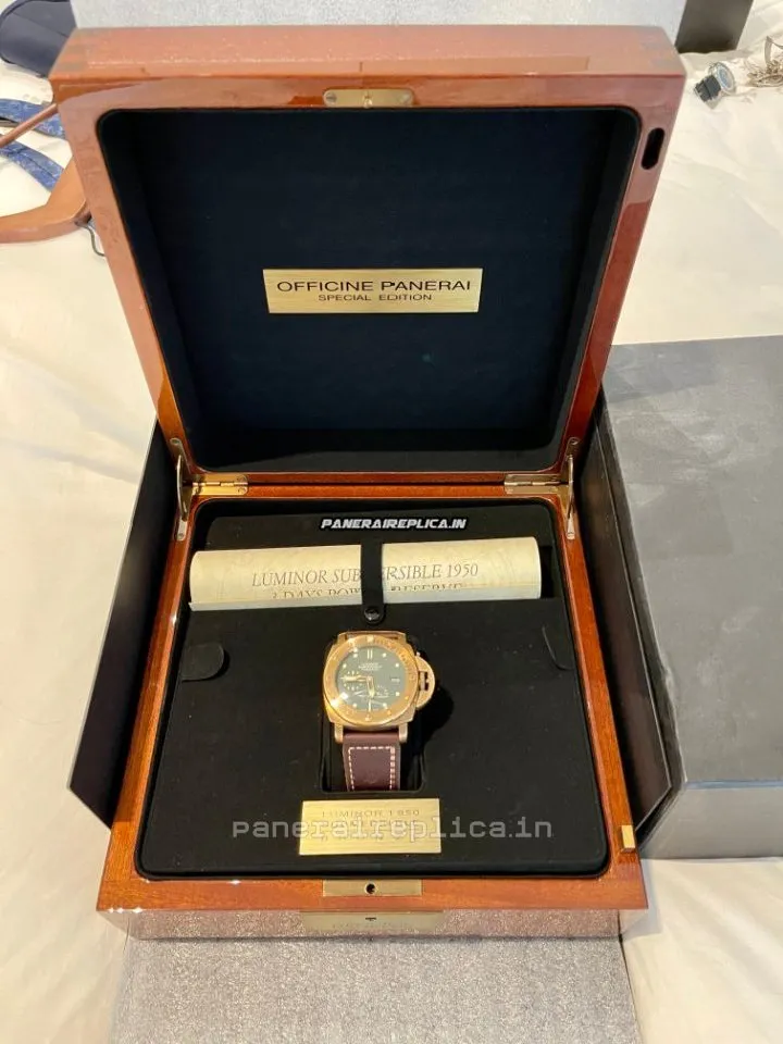 Excellent Imitation Panerai Special Editions 47mm Bronze Case Mens/unisex Automatic Watch