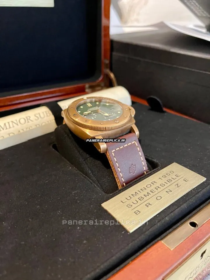 Alternative view of Excellent Imitation Panerai Special Editions 47mm Bronze Case Mens/unisex Automatic Watch