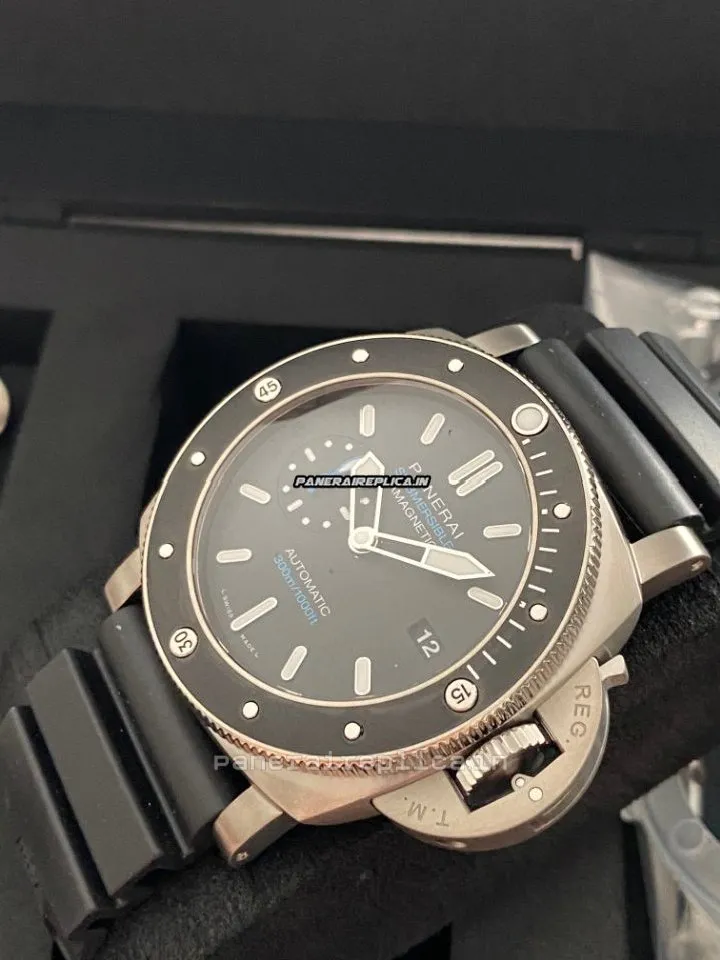 Alternative view of Neat Imitation Panerai Luminor Submersible 47mm Titanium Case Mens/unisex Automatic Watch