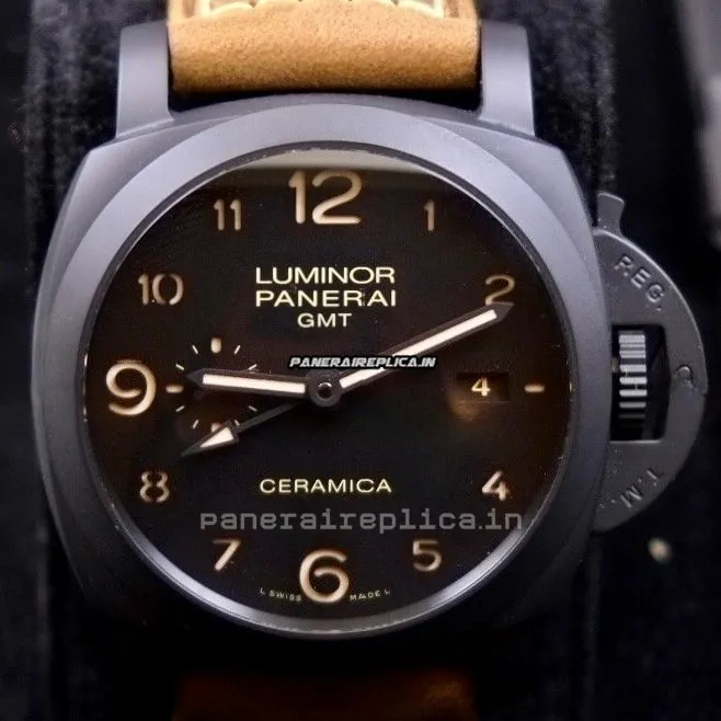 1:1 Copy Panerai Luminor 1950 44mm Ceramic Case Mens/unisex Automatic Watch
