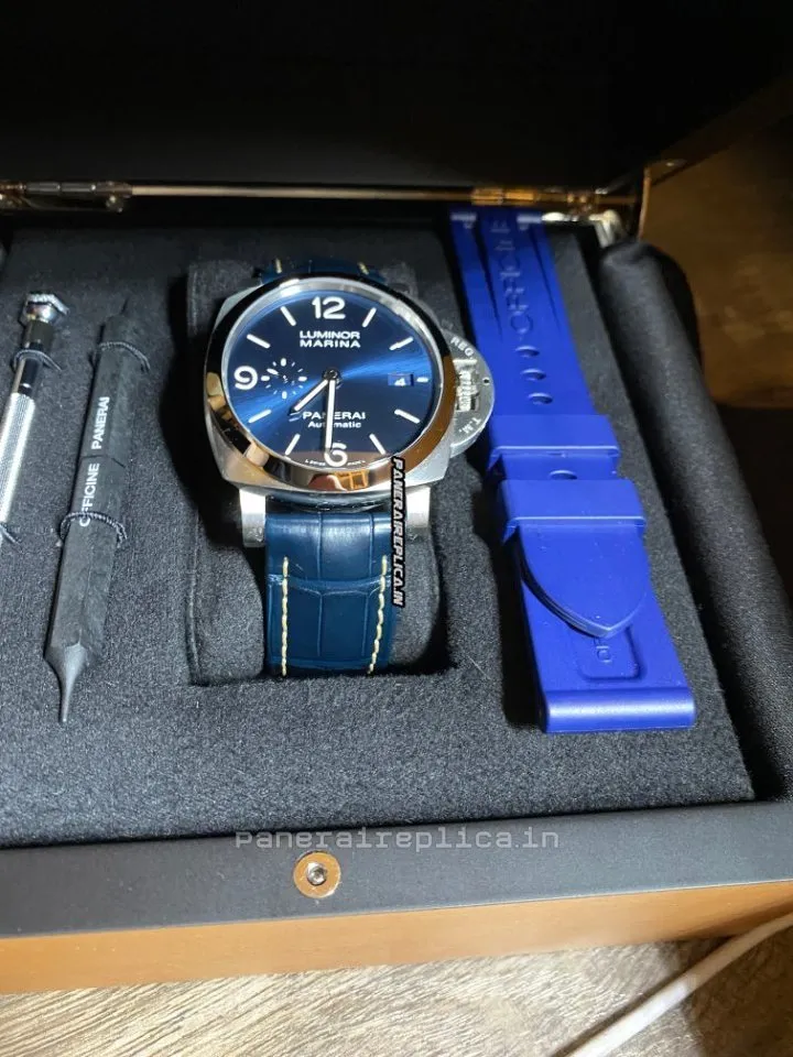 Alternative view of Suitable Copy Panerai Luminor Marina 44mm Steel Case Mens/unisex Automatic Watch