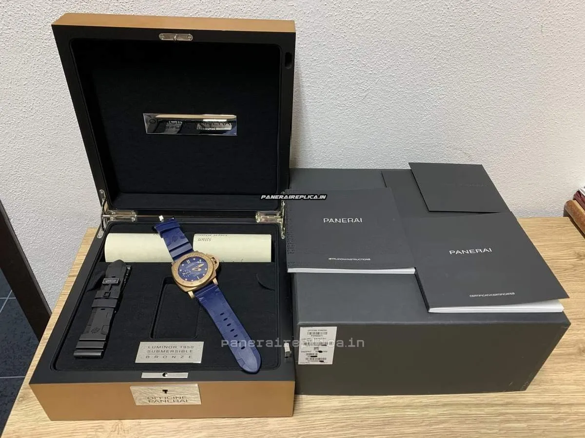 Alternative view of Lovely Fake Panerai Special Editions 47mm Bronze Case Mens/unisex Automatic Watch