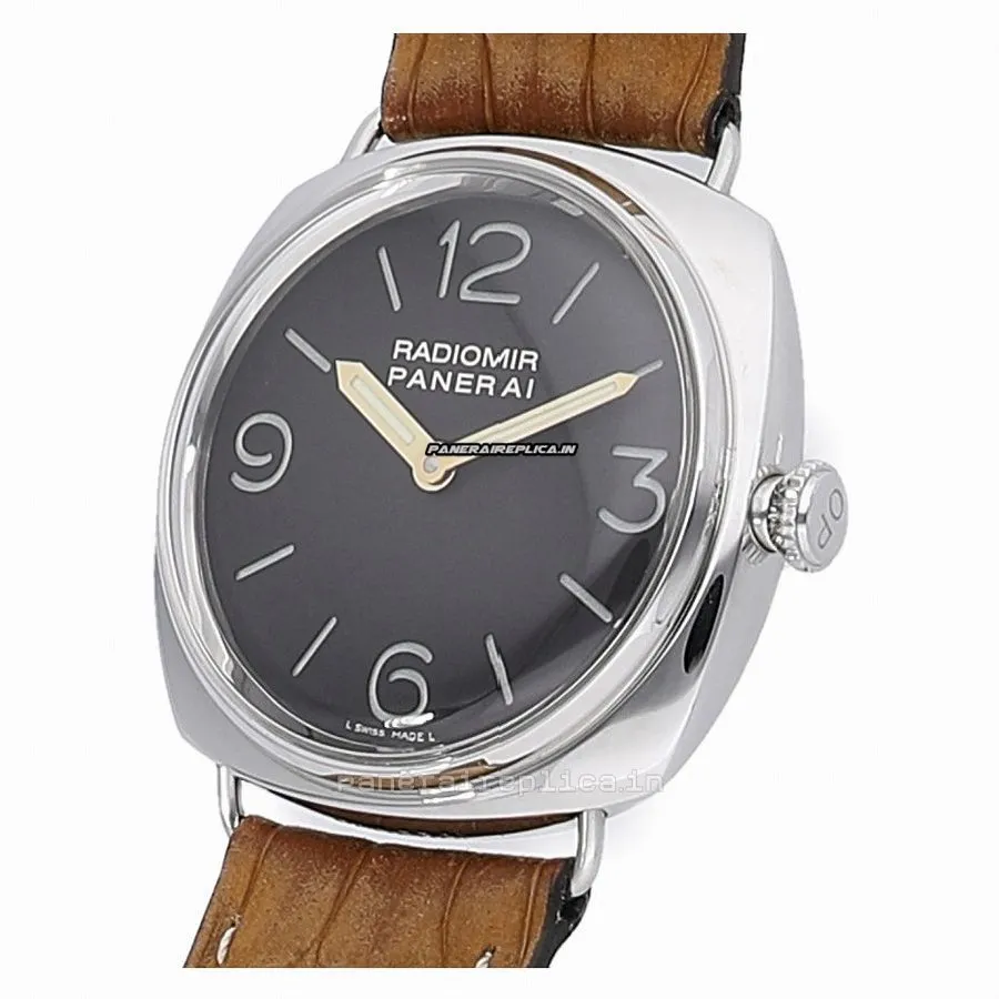Alternative view of High Quality Fake Panerai Radiomir 47mm Steel Case Watch