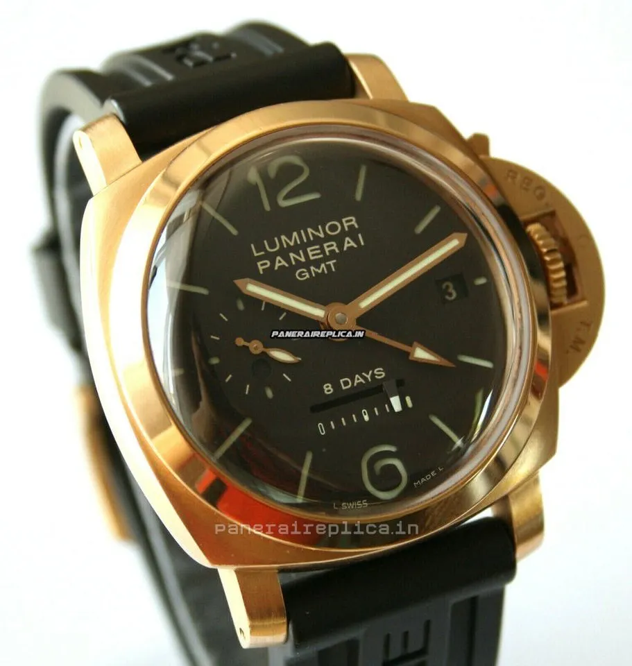 Epic Replica Panerai Luminor 1950 44mm Rose Gold Case Mens/unisex Manual Winding Watch