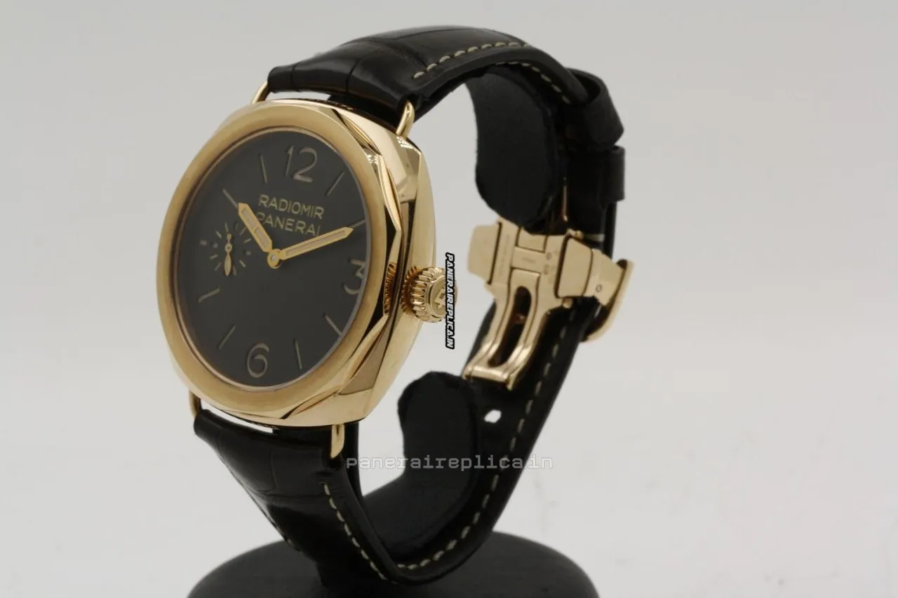 Alternative view of Awesome Fake Panerai Special Editions 47mm Rose Gold Case Mens/unisex Manual Winding Watch