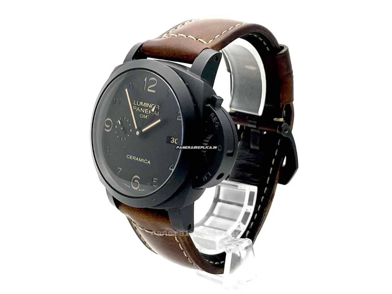 Alternative view of Remarkable Replica Panerai Luminor 1950 44mm Ceramic Case Mens/unisex Automatic Watch
