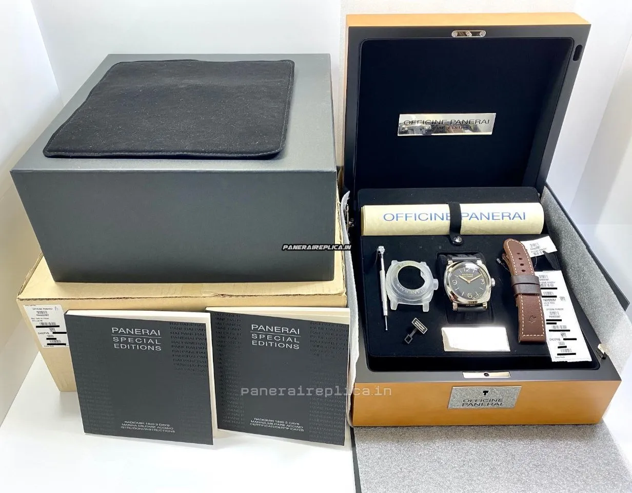Alternative view of Excellent Replica Panerai Special Editions 47mm Steel Case Mens/unisex Manual Winding Watch