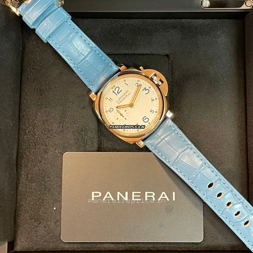 Exquisite Clone Panerai Luminor Due 42mm Rose Gold Case Mens/unisex Manual Winding Watch