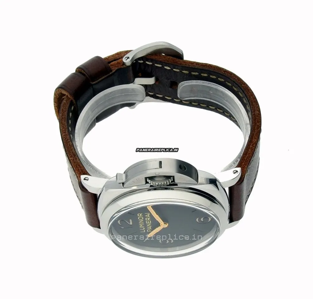 Alternative view of Trustworthy Fake Panerai Luminor 1950 47mm Steel Case Mens/unisex Manual Winding Watch
