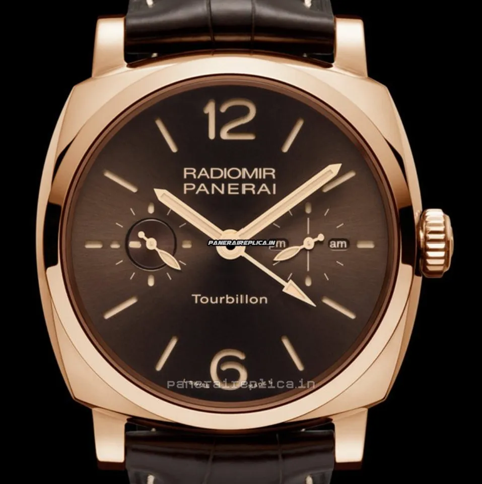 Fine Replica Panerai Special Editions 48mm Rose Gold Case Mens/unisex Manual Winding Watch