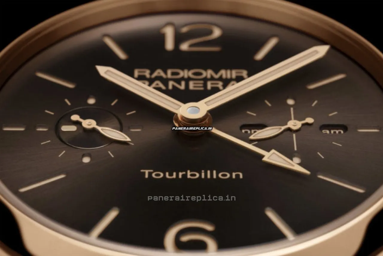 Alternative view of Fine Replica Panerai Special Editions 48mm Rose Gold Case Mens/unisex Manual Winding Watch