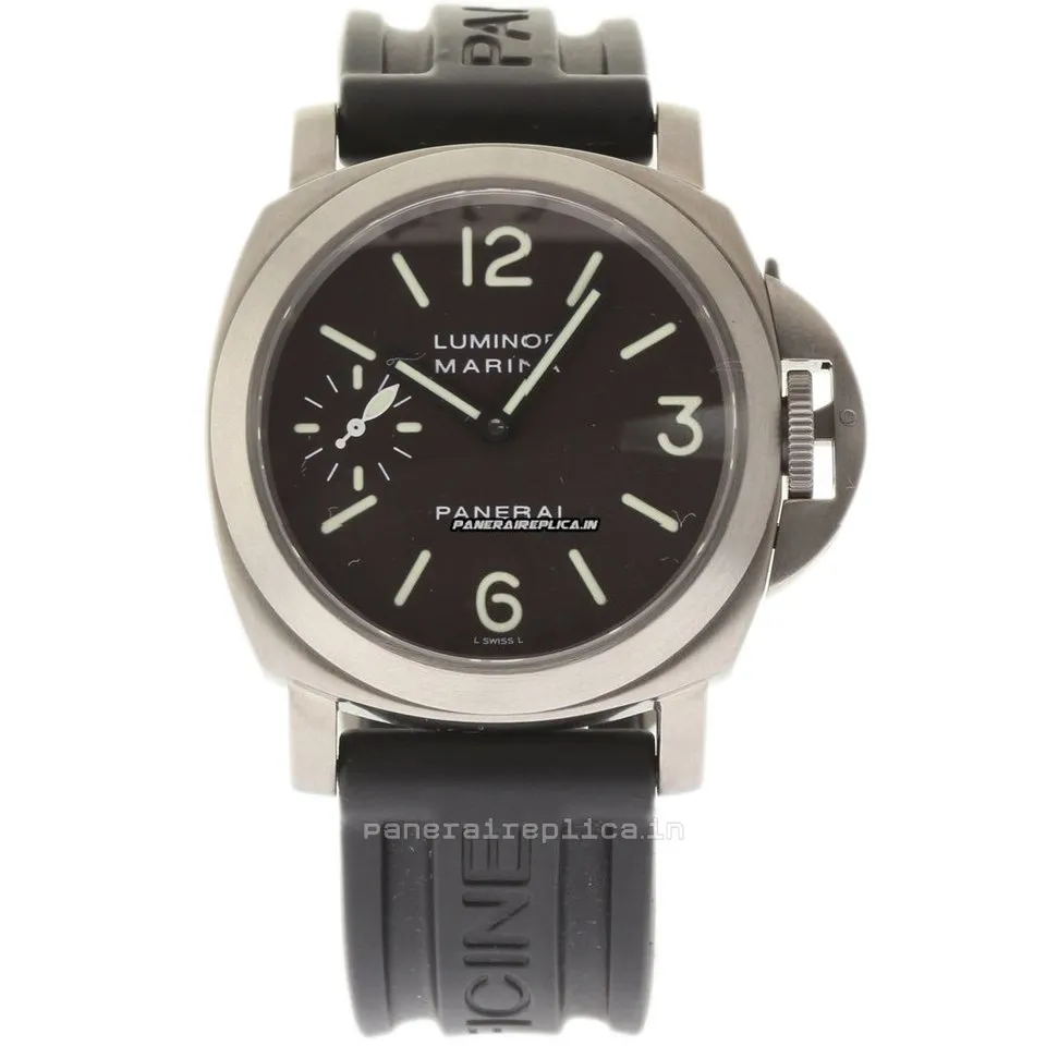 Alternative view of Wonderful Fake Panerai Luminor Marina 44mm Titanium Case Mens/unisex Manual Winding Watch