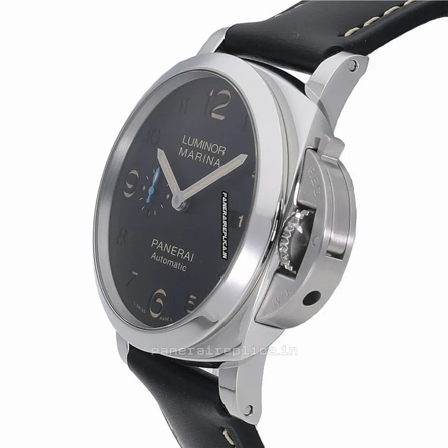 Alternative view of Discount Clone Panerai Luminor Marina 44mm Steel Case Automatic Watch