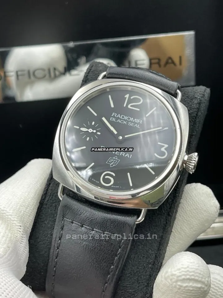 Alternative view of Wholesale Replica Panerai Radiomir Black Seal 45mm Steel Case Mens/unisex Manual Winding Watch