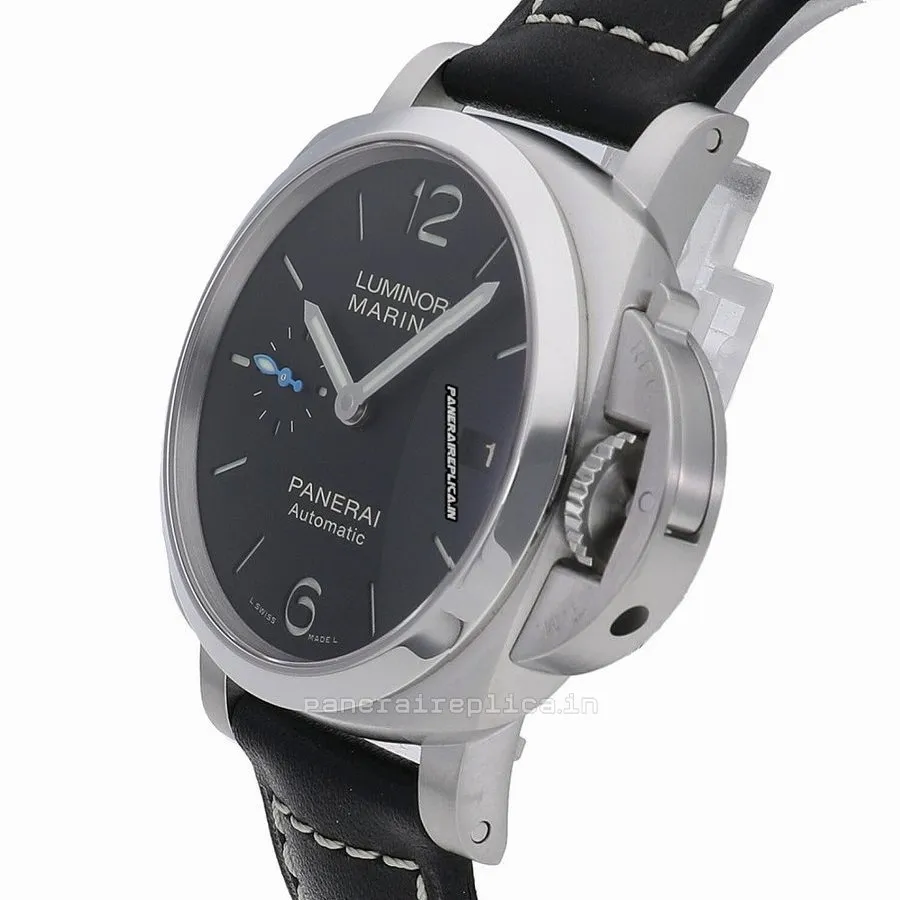 Alternative view of Perfect Knockoff Panerai Panerai Watches 42mm Steel Case Automatic Watch