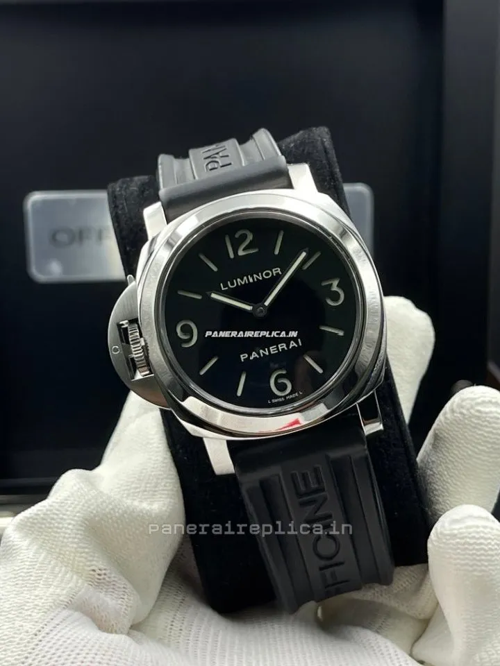 Alternative view of Stylish Imitation Panerai Luminor Base 44mm Steel Case Mens/unisex Manual Winding Watch