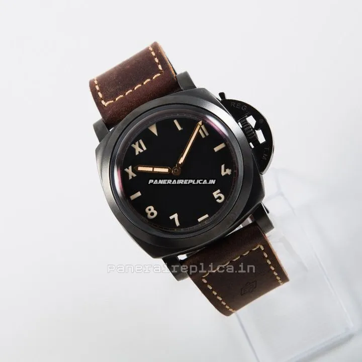 Alternative view of Durable Imitation Panerai Special Editions 47mm Titanium Case Mens/unisex Manual Winding Watch