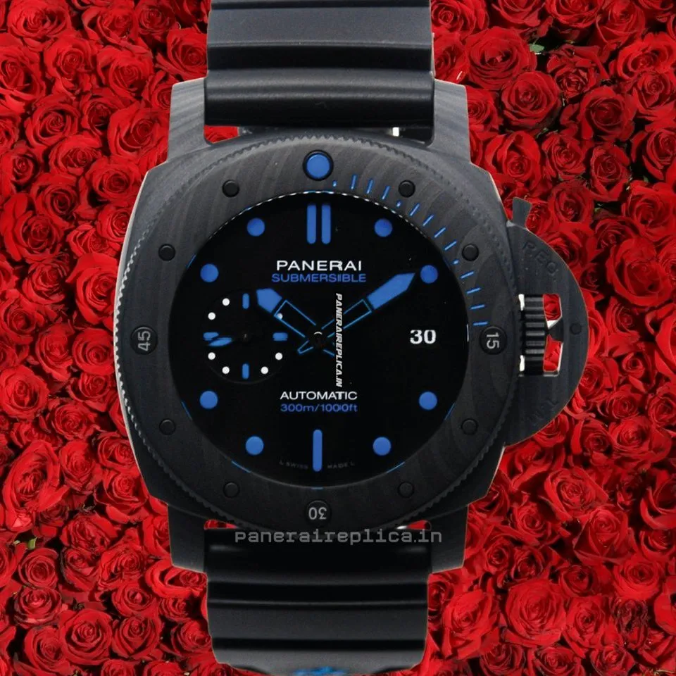 Lovely Replica Panerai Luminor Gmt Automatic 47mm Carbon Case Mens/unisex Automatic Watch