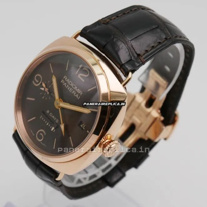 Alternative view of High Quality Replicas Panerai Special Editions 45mm Rose Gold Case Mens/unisex Manual Winding Watch