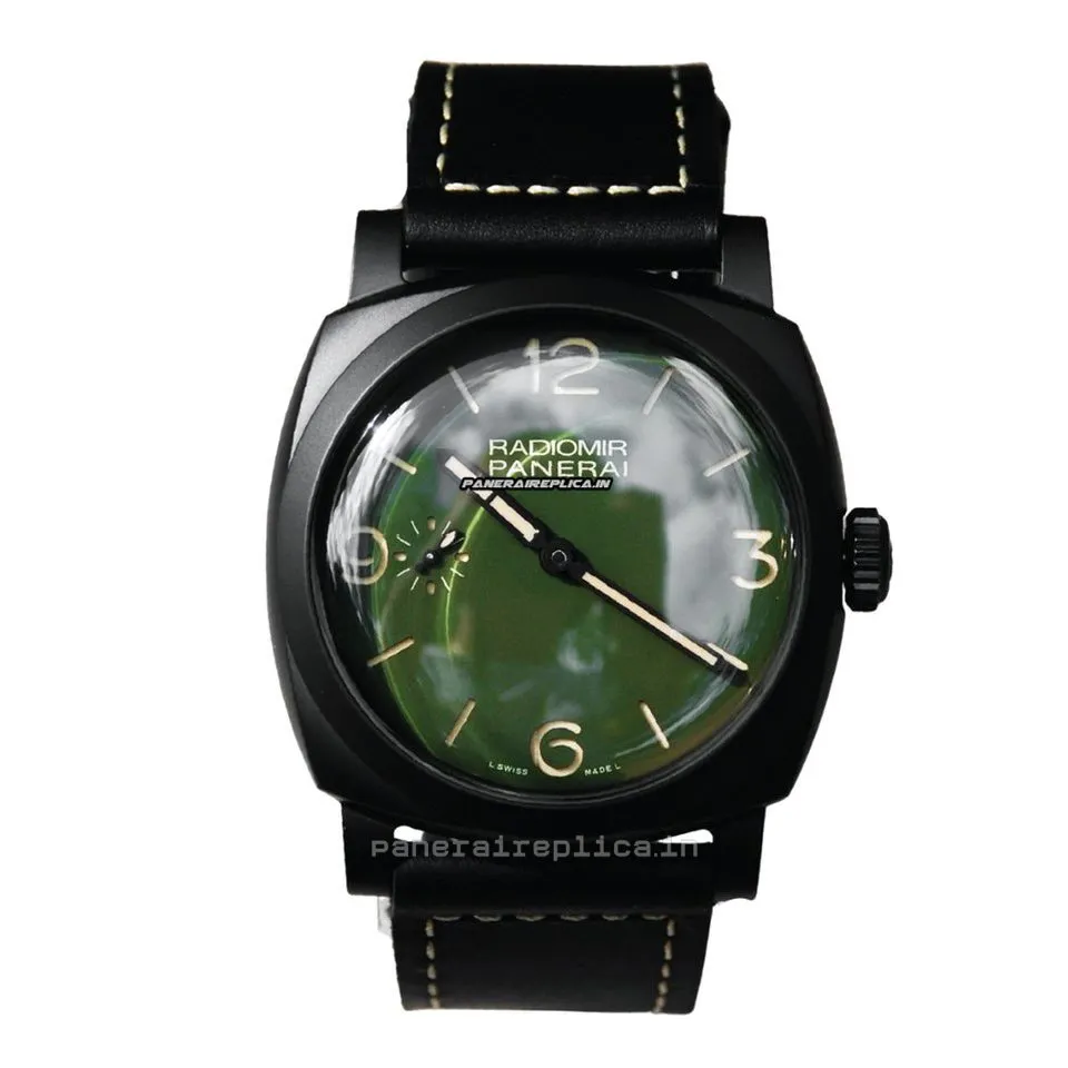 Alternative view of Beautiful Replica Panerai Panerai Watches 48mm Ceramic Case Mens/unisex Manual Winding Watch
