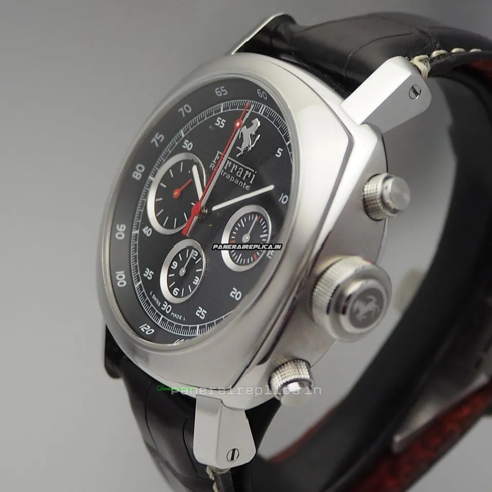 Alternative view of Epic Fake Panerai Ferrari 45mm Steel Case Automatic Watch