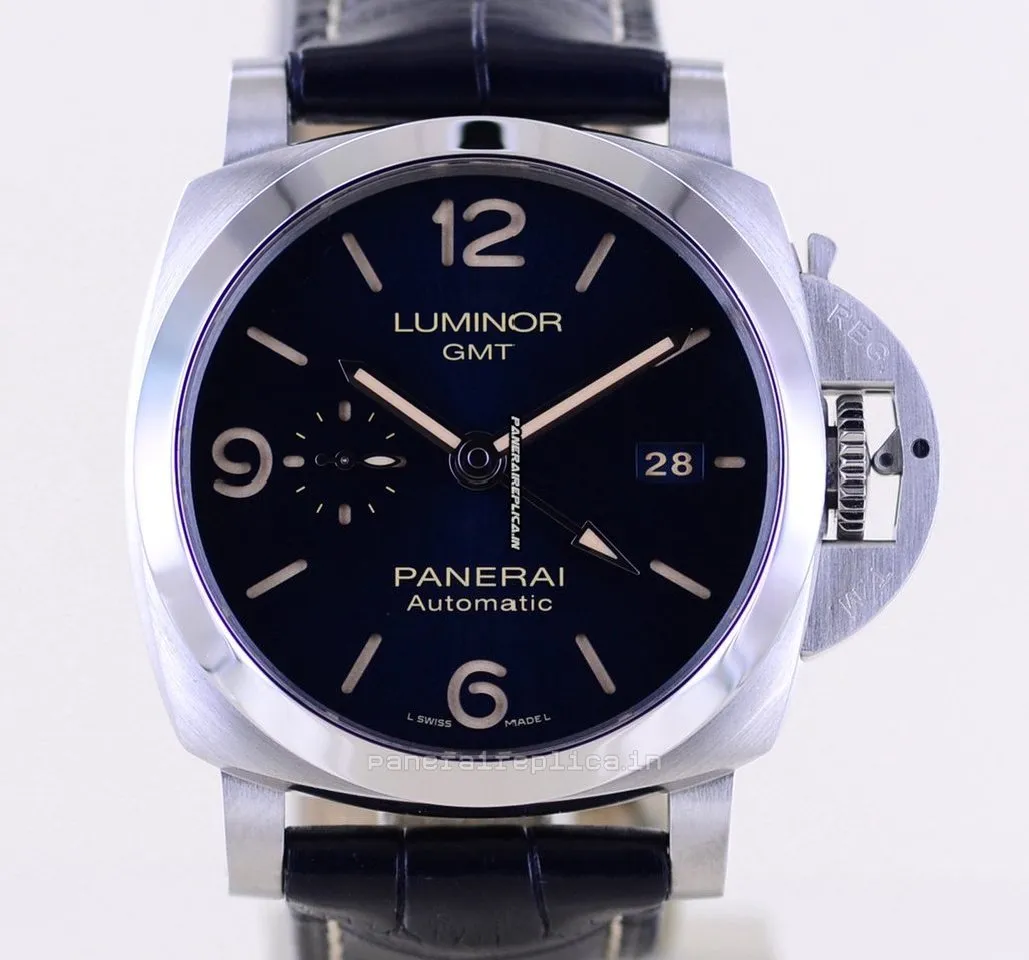 Good Fake Panerai Luminor Gmt Automatic 44mm Steel Case Automatic Watch