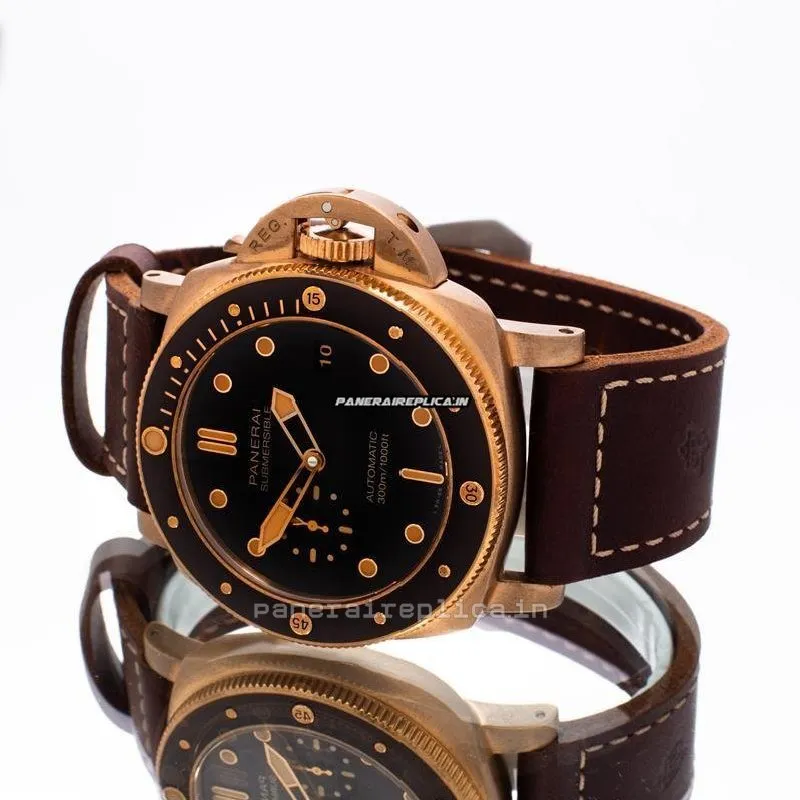 Alternative view of Aaa Fakes Panerai Luminor Submersible 47mm Bronze Case Mens/unisex Automatic Watch