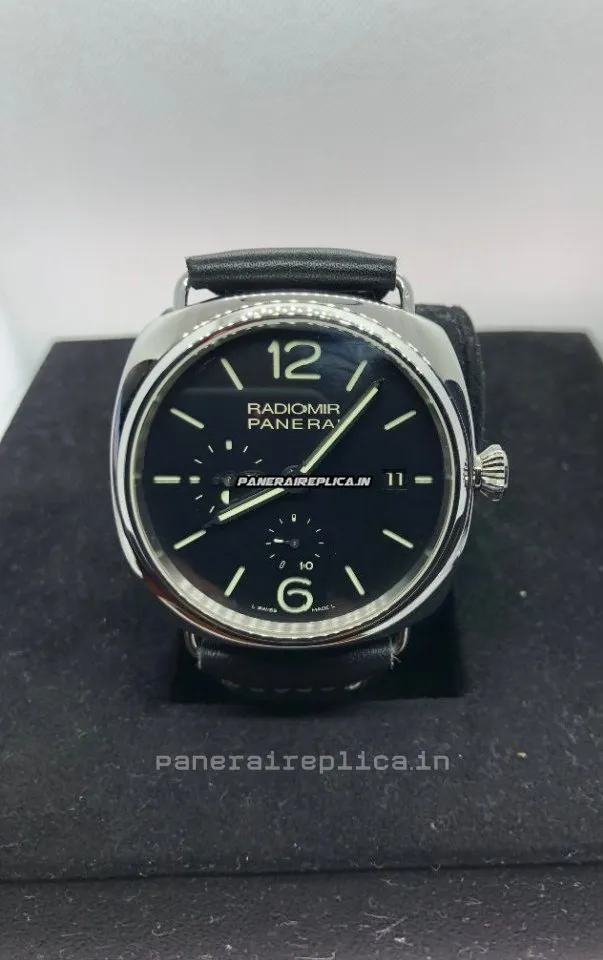 Alternative view of Cheap Imitation Panerai Radiomir 10 Days Gmt 47mm Steel Case Mens/unisex Automatic Watch