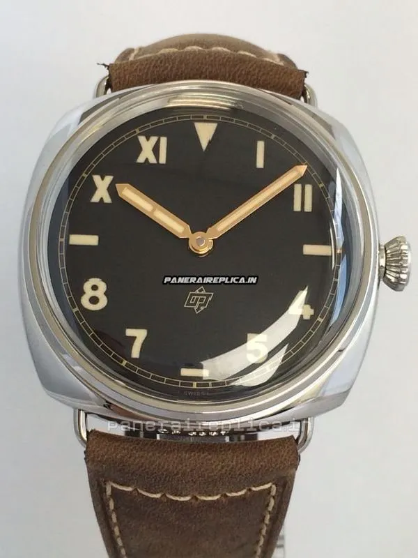 Popular Replica Panerai Radiomir 3 Days Gmt 47mm Steel Case Mens/unisex Manual Winding Watch