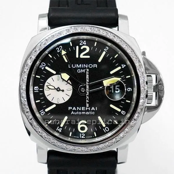 Superb Replica Panerai Luminor Gmt Automatic 44mm Steel Case Watch