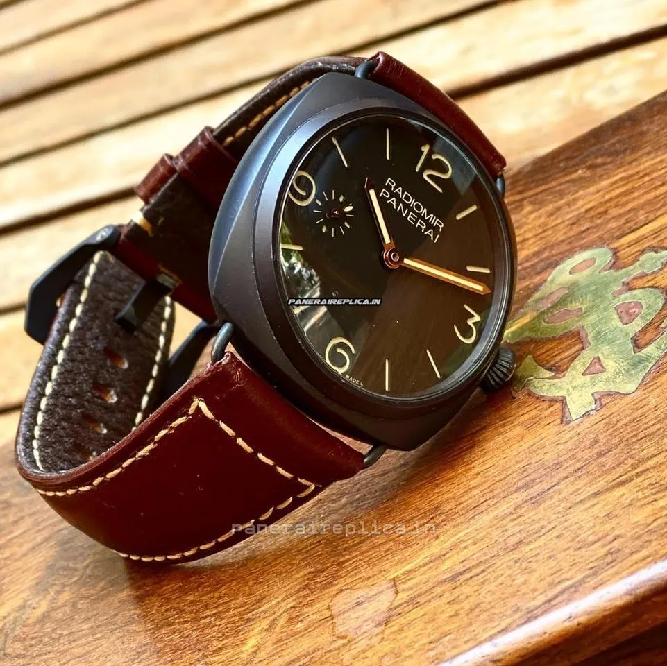 Superior Replica Panerai Radiomir 3 Days Gmt 47mm Ceramic Case Mens/unisex Manual Winding Watch