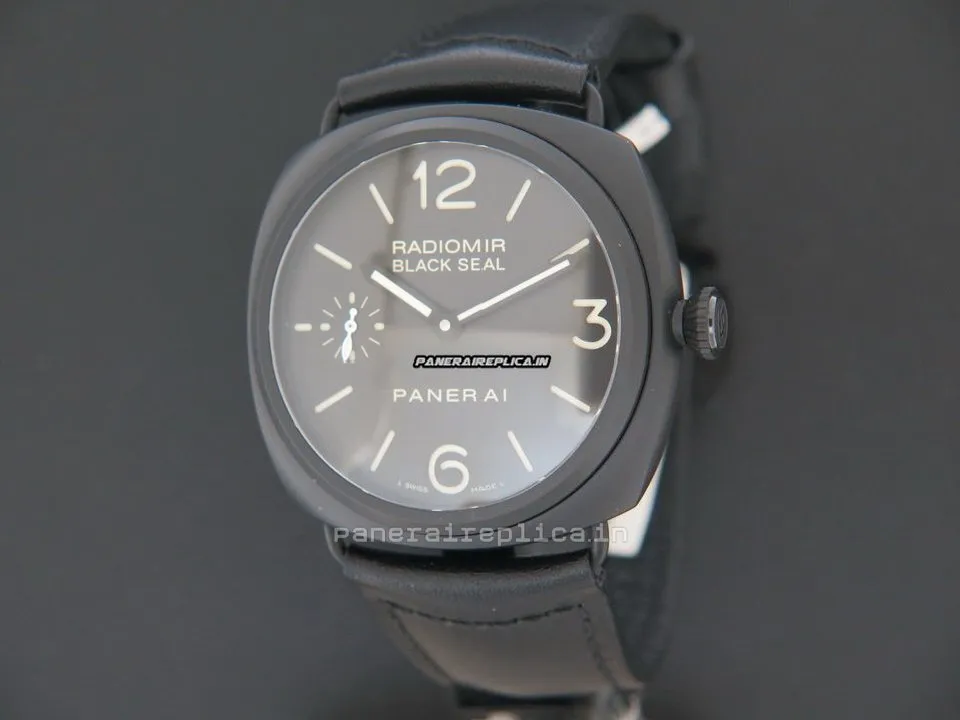 Superb Replica Panerai Radiomir Black Seal 45mm Ceramic Case Mens/unisex Manual Winding Watch