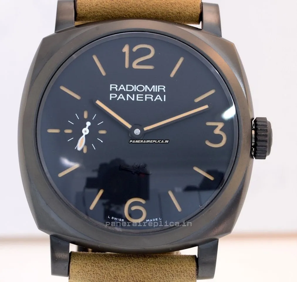 Wholesale Copies Panerai Special Editions 47mm Steel Case Mens/unisex Manual Winding Watch