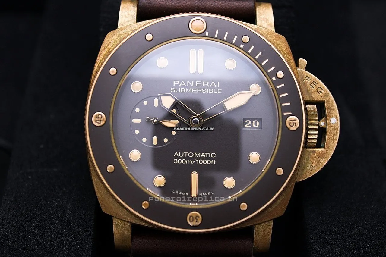 Epic Replica Panerai Luminor Submersible 47mm Bronze Case Mens/unisex Automatic Watch