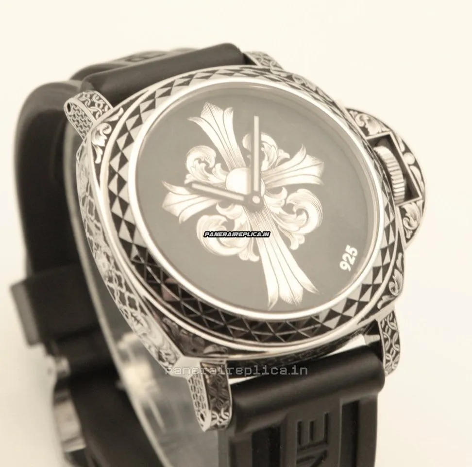Alternative view of Discount Knockoff Panerai Panerai Watches 44mm Steel Case Mens/unisex Manual Winding Watch
