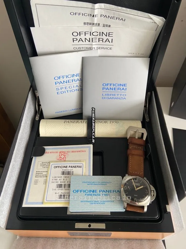 Alternative view of Wonderful Imitation Panerai Special Editions 47mm Steel Case Mens/unisex Manual Winding Watch