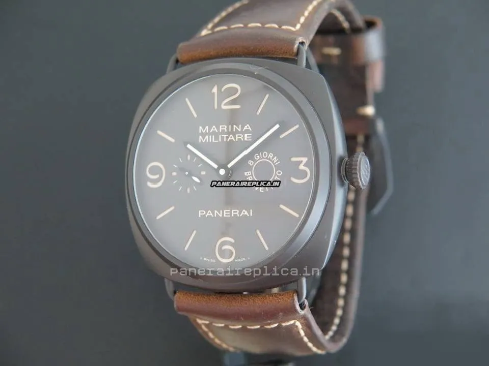 Durable Clone Panerai Special Editions 47mm Ceramic Case Mens/unisex Manual Winding Watch