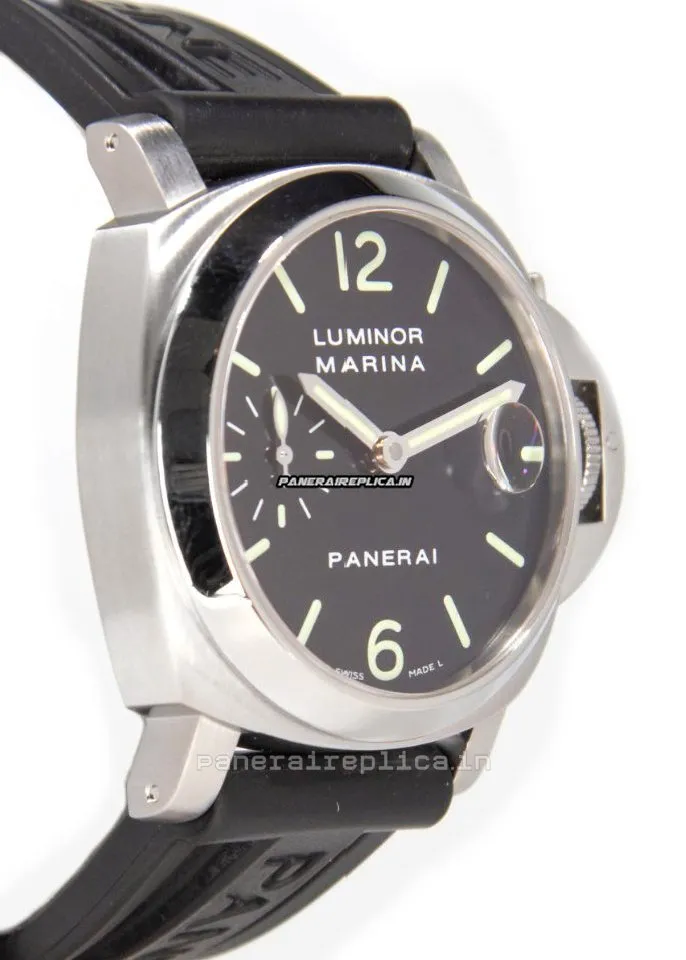 Alternative view of Nice Replicas Panerai Luminor Marina 40mm Steel Case Mens/unisex Automatic Watch