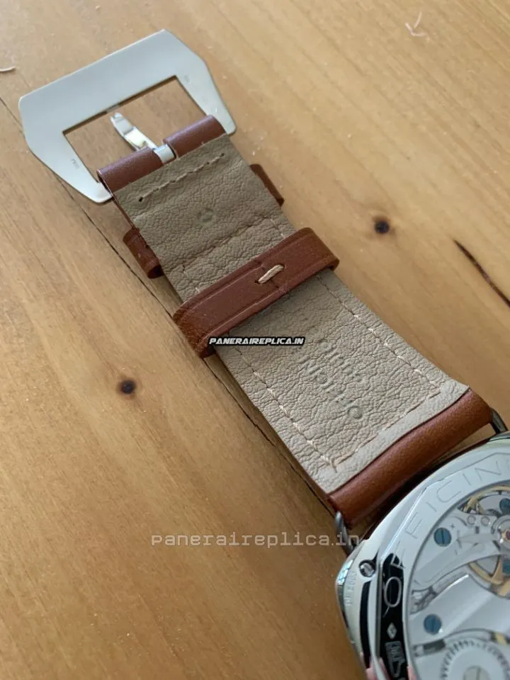 Alternative view of Durable Replica Panerai Special Editions 47mm Platinum Case Mens/unisex Manual Winding Watch