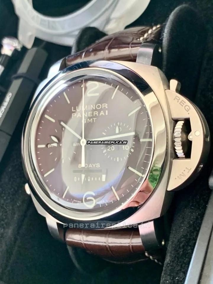 Alternative view of Luxury Copies Panerai Luminor 1950 44mm Titanium Case Mens/unisex Manual Winding Watch