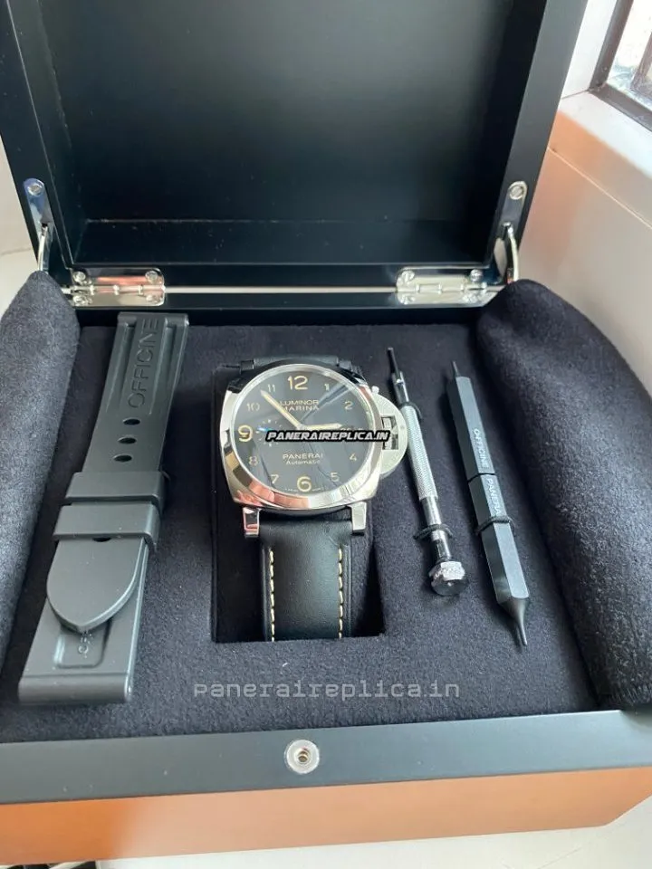 Alternative view of Ideal Copy Panerai Luminor Marina 44mm Steel Case Mens/unisex Automatic Watch