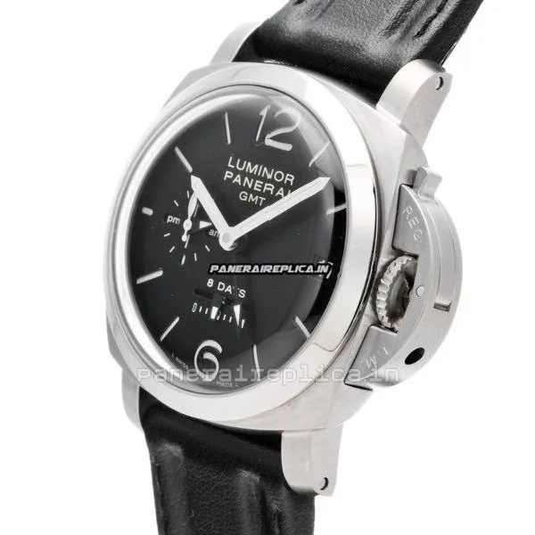 Alternative view of Stylish Replicas Panerai Luminor 1950 44mm Steel Case Manual Winding Watch