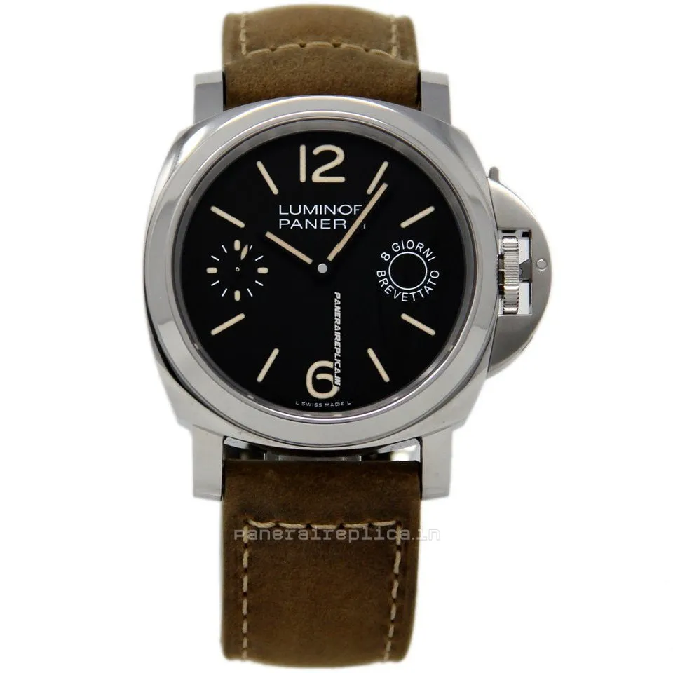 Alternative view of Popular Replica Panerai Luminor Marina 44mm Steel Case Mens/unisex Manual Winding Watch