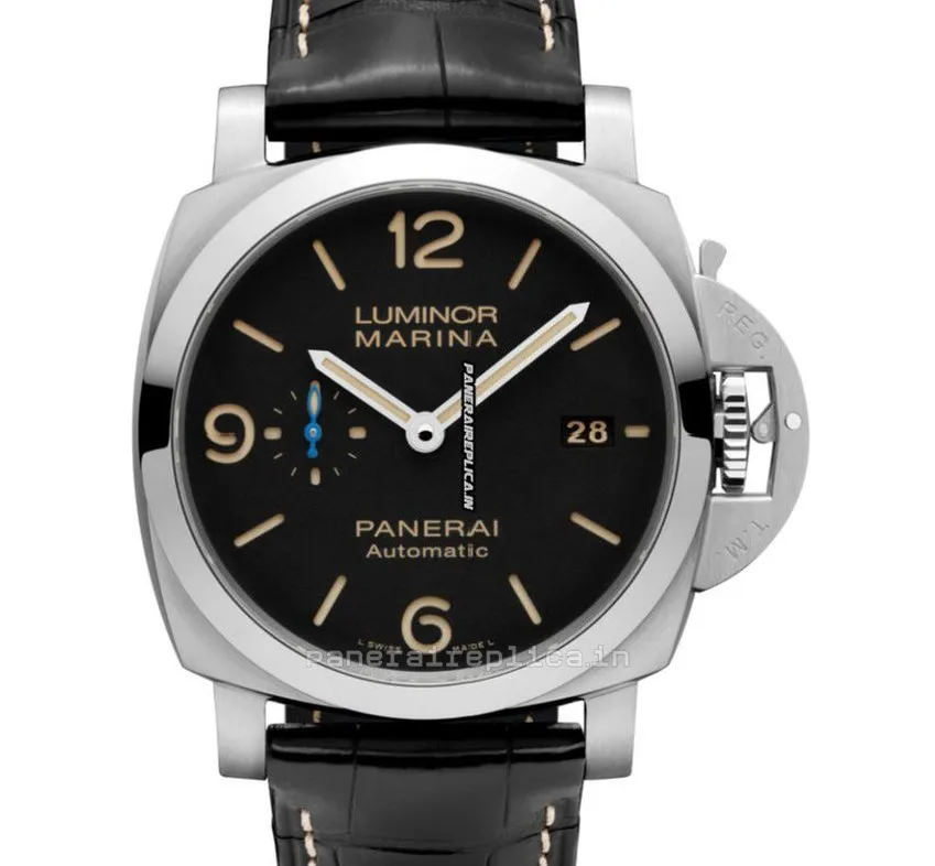 Trustworthy Knockoff Panerai Luminor Marina 44mm Steel Case Mens/unisex Automatic Watch