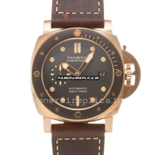 Pleasing Imitation Panerai Luminor Submersible 47mm Bronze Case Automatic Watch